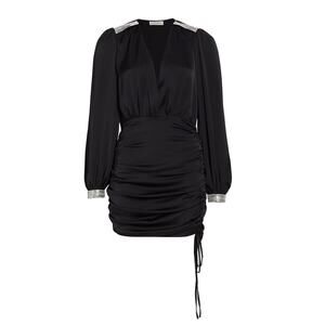 Ramy Brook Embellished Black Foxy Dress Size 4